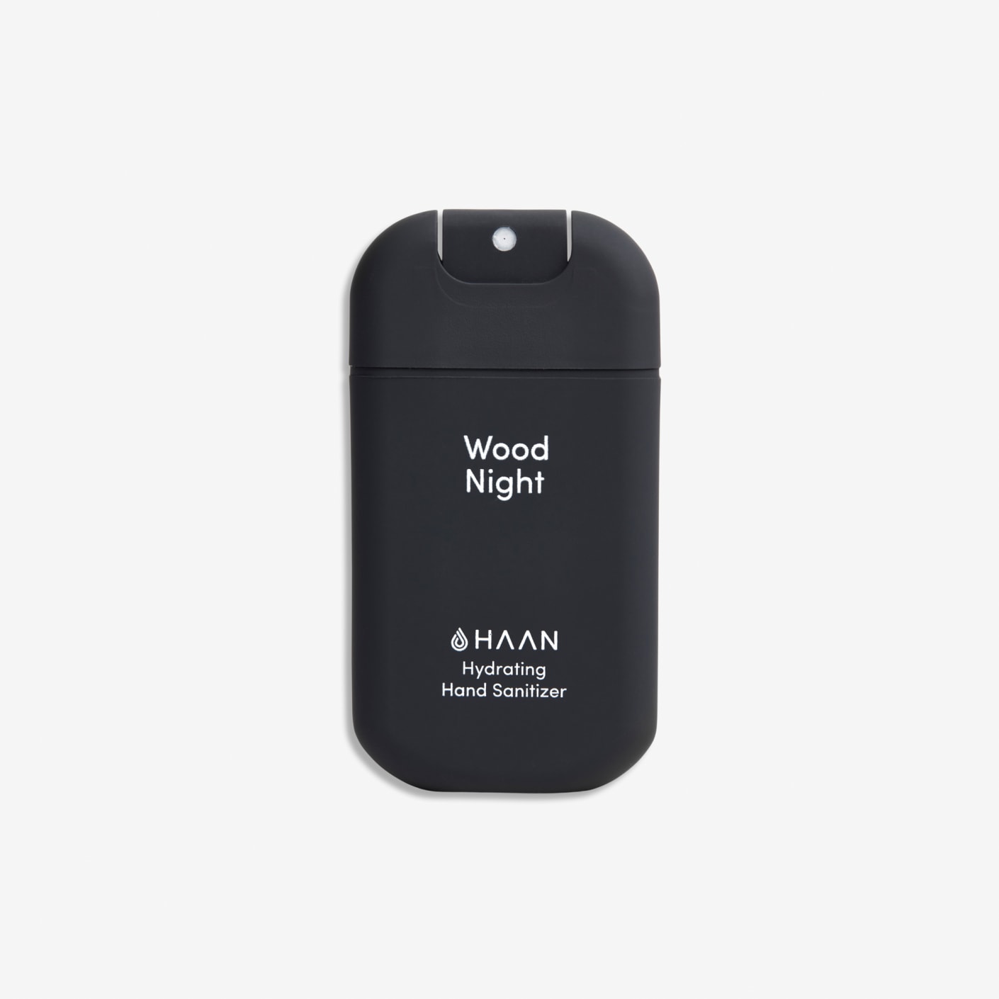 Haan Hydrating Pocket Hand Sanitizer – Wood Night | Bespoke Post